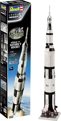 Image de Revell Geschenkset Apollo 11 Saturn V Rocket 1:96