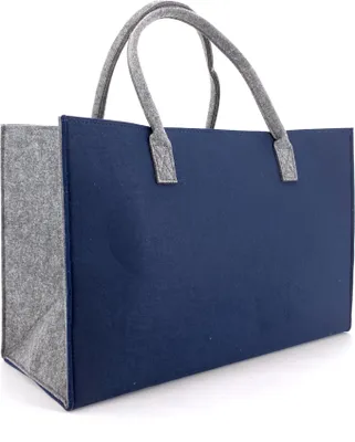 Obrázek produktu pro heimtexland ® Univerzální plstěná taška Shopper Tote Bag Plstěná nákupní taška Nákupní košík Košík na palivové dřevo Nákupní taška XL Bag Type717 Blue Grey