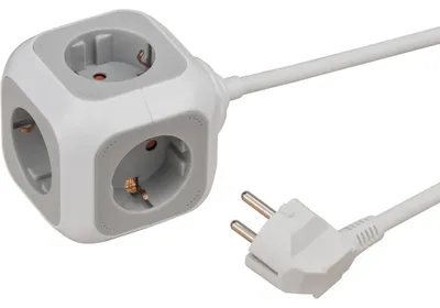 Produktbild von Brennerstuhl alea-power Steckdosenwürfel 4-fach (mit 1,4 m Kabel und Kindersicherung) – 1150090