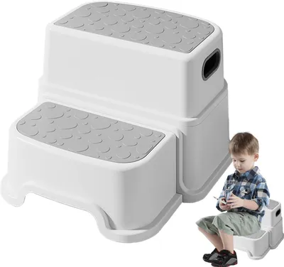 Productafbeelding van Kinderopstapje voor badkamer met 2 treden