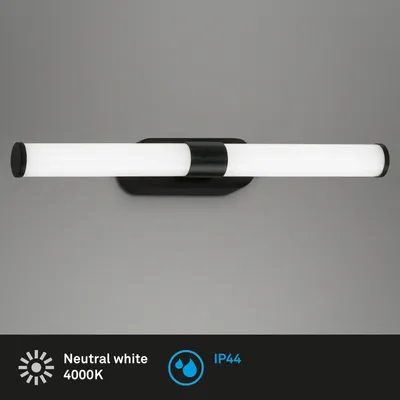 Image de Lampe à miroir LED 40 cm 4000 Kelvin 6 watts 720 lumens IP44 chrome Briloner