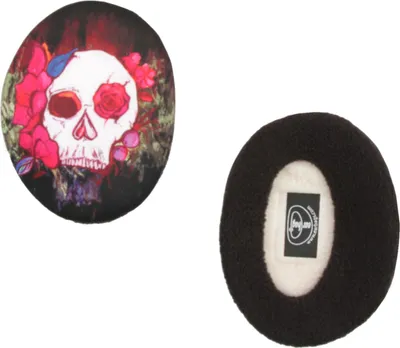 Produktbild von (( earbags | FASHION Ohrenwärmer , Tattoo Totenkopf Rose, S