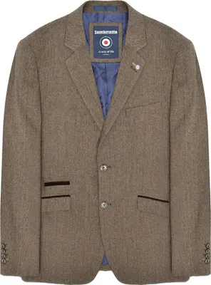 Image de Lambretta - Blazer "Morgan" pour homme LB346 (107 cm) (Marron)