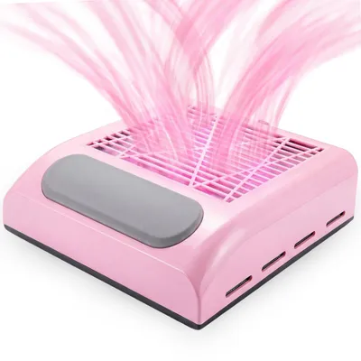 Produktbild von Nagelstaubsauger Nagel Staubsauger 80W mit Filter Tischabsaugung Professionelle Maniküre-Sets Nagelstaubabsaugung Nagelpflege Maniküre Rosa Retoo