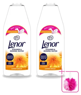 Obrázok produktu pre 2 balenia aviváže Lenor Bügelwasser Summer Breeze – 1000 ml – výhodný balík – 2 kusy