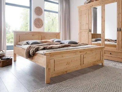Produktbild von Bett 192 x 98 x 209 cm Kiefer