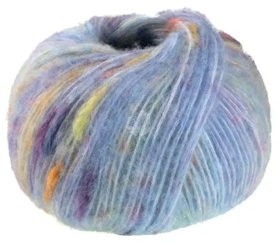 Produktbild von Lana Grossa - Cassata 0005 hellblau pink gelb orange blaulila
