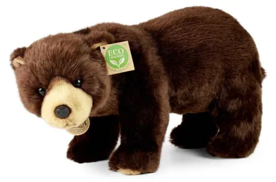 Obrázok produktu pre Hnedý plyšový medvedík, 40 cm, ekologický