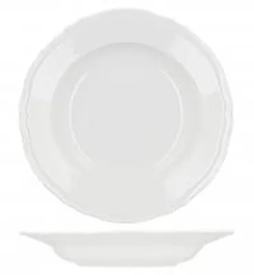 Immagine prodotto di H&H Piatto Fondo New Alba in Porcellana Bianca Ø 23 cm