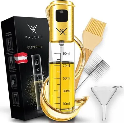 Produktbild von Präzise Ölsprühflasche aus Edelstahl und Glas multifunktional