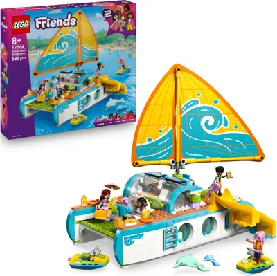 Zdjęcie produktu dla LEGO Friends Przygoda na łodzi, Zestaw do budowania, 8 lat(a), Plastik, 685 szt., 1,26 kg