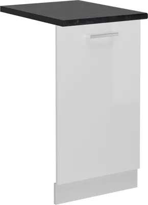 Image de Façade Vicco R-Line Blanc Haute brillance 45cm , PT Anthracite, Model 54907