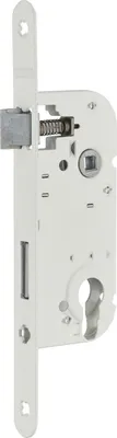 Image de Serrure encastrée THIRARD, à cylindre, axe 40 mm, blanc