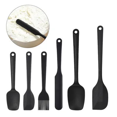 Produktbild von 6er-Pack Silikon-Spatel-Set – hitzebeständige Back-, Koch- und Mischwerkzeuge, nahtloses Design, antihaftbeschichtet und leicht zu reinigen