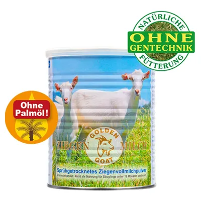 Obrázek produktu pro Sušené plnotučné mléko Golden Goat - vysoce kvalitní plnotučné mléko ze 100% kozího mléka 1x 400g