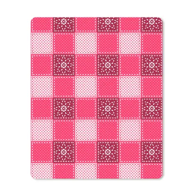 Produktbild von MuchoWow® Mauspad Mousepad Rosa - Muster - Blumen 19x23 cm - Mousepads - Maus Mat - Pad - Mausunterlage - Mauspads - Spielen
