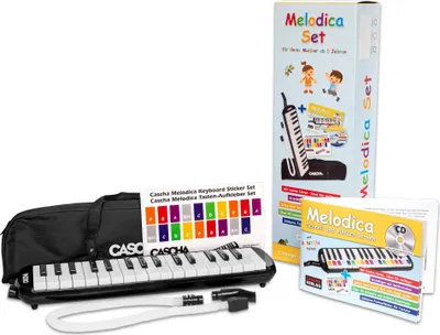 Produktbild von Melodica Set Black (incl. German method. case. mouthpiece)