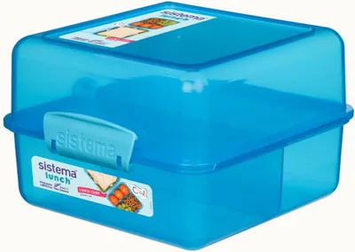Produktbild von Sistema 1,4L Lunch Cube - Blue
