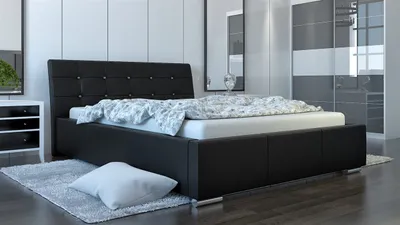 Produktbild von Polsterbett Bett Doppelbett PINO Deluxe XS 160x200cm inkl.Lattenrost