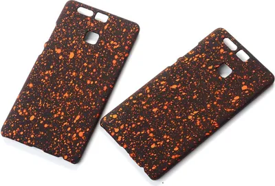 Produktbild von Handy Hülle Schutz Case Bumper Schale für Huawei P9 3D Sterne Orange