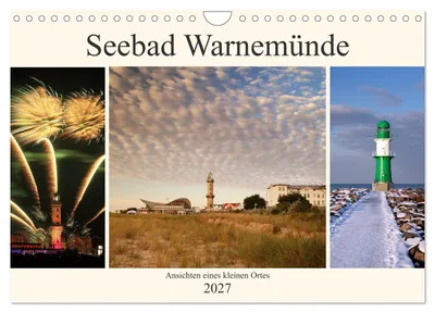 Produktbild von Seebad Warnemünde (Wandkalender 2027 DIN A4 quer), CALVENDO Monatskalender