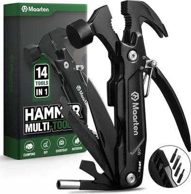 Image de Multitool Camping Accessoires Maarten 14 in 1 Cadeaux Hommes Gadgets Cadeau Fête des Pères