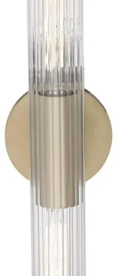 Produktbild von Casa Padrino Luxus Wandleuchte Antik Messingfarben 12,1 x 8,9 x H. 62,9 cm - Wohnzimmer Wandlampe