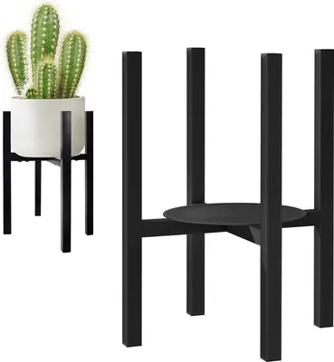 Produktbild von Gartenständer aus Metall - 38 cm hoch - 1 Stück schwarz