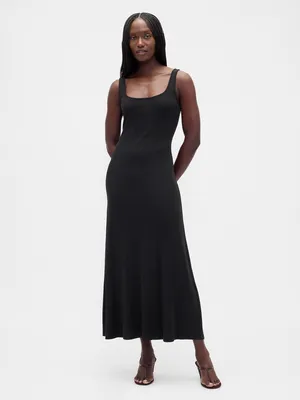 Produktbild von Gap Maxikleid S mit Stretch, Quadratischem Ausschnitt und Integriertem BH