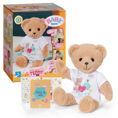 Produktbild von BABY born @ Singing Teddy (german version), Spielzeug-Bär, 1 Jahr(e), Mit Ton, AAA