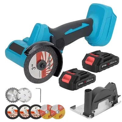 Produktbild von Winkelschleifer, Hochgeschwindigkeitsleistung, Leichtes Design, 2 Batterien