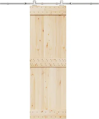 Produktbild von vidaXL Schiebetür-Beschlagsatz 183 cm Edelstahl Silbern