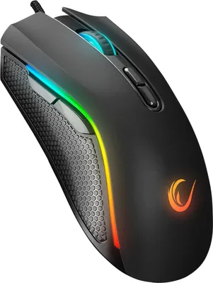 Imagen del producto de Ratón alámbrico Rampage Smx-R44V2 para juegos, 12800 DPI, iluminación RGB, 1000 Hz, sensor Huano, color