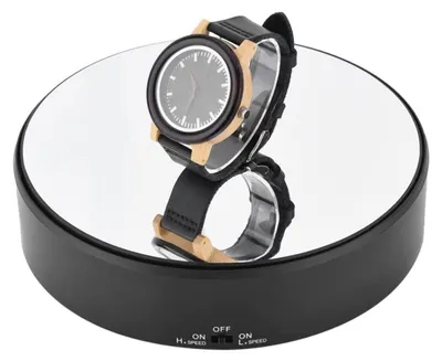 Drehplatte, 18 cm Spiegelglas, 360° rotierbar, einstellbare Geschwindigkeit