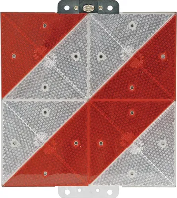 Produktbild von Parkwarntafel linksweisend, Alu, reflektierend, starr, 285x285 mm