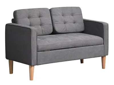 Produktbild von Sofa 839-032, zweisitzig, mit Stauraum, Gummifüße, 117 x 62 x 78 cm
