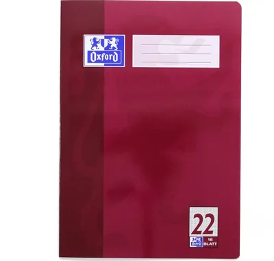 Image de Oxford Schulheft A4 16 Blatt Lineatur 22 (kariert) 15Stk