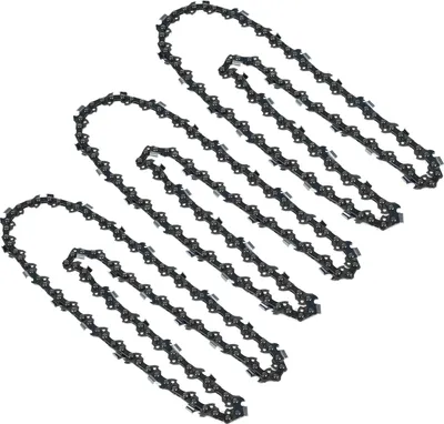 Produktbild von 3* Einfach zu montierende Ersatz-Kettensaegekette 3/8LP-16 Zoll (56 Knoten / 28 Messer, abgerundete Ecken 0,05 Zoll/1,3 mm) Kettensaegekette