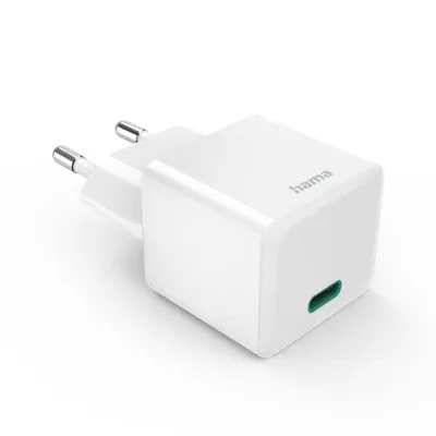 Produktbild von Schnellladegerät, GaN, USB-C, Mini-Ladegerät, PD, 30 W, Weiß (00201998)
