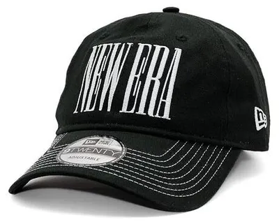 Produktbild von Kappe New Era - Wordmark 9TWENTY - Black / White
