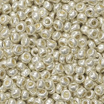 Produktbild von Rocailles 2,5 mm silber VE=6x13g