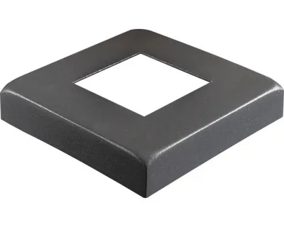 Produktbild von Pfostenkappe für Pfostenanker Aluminium 14,5 x 14,5 cm grau