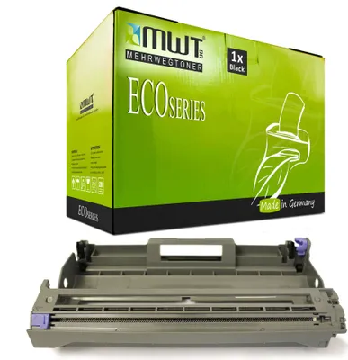 Produktbild von 1 Mehrwegtoner kompatible Bildtrommel ersetzt Brother DR2300 Schwarz