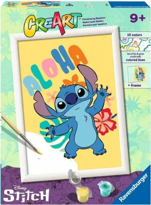 Produktbild von Ravensburger Stitch Creart Aloha Mehrfarbig  Mehrfarbig One Size