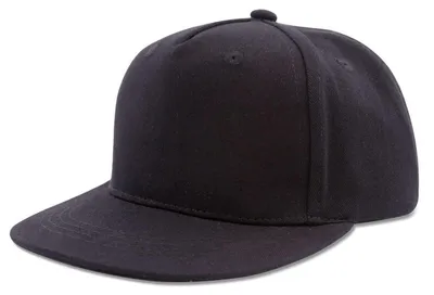 Produktbild von Kinder Baseballkappe mit Cartoon-Muster, flache Krempe, für Mädchen & Jungen, 2-4 Jahre, Schwarz