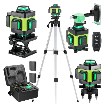Image de Laser de nivellement - 16 lignes - 360 degrés horizontal et vertical - avec trépied