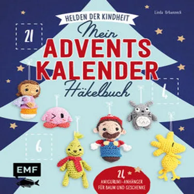 Produktbild von Mein Adventskalender-Häkelbuch: Helden der Kindheit - Merry X-Mas