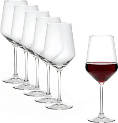 Immagine prodotto di 1.06 CARA bicchiere da vino rosso set di 6 - 6x 510ml - bicchiere da vino rosso e bianco (510ml)