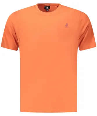 Produktbild von Stylisches Herren T-Shirt Orange – Kurzarm mit Rundhals und Druck