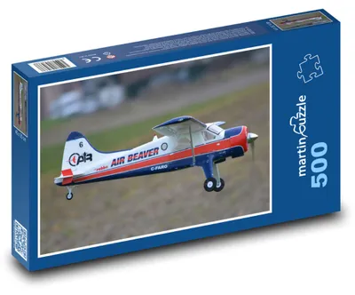Produktbild von Puzzle 500 Modellflugzeug Air Beaver - martinpuzzle